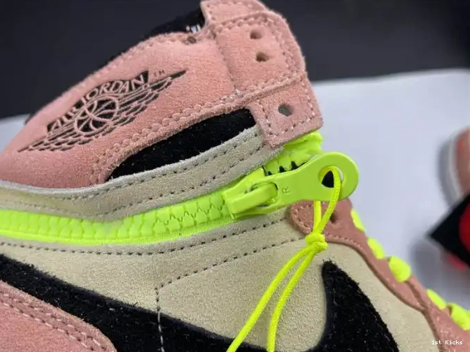1st Kicks Shoes Air Peach 1 Switch CW6576-800 High Jordan 0615